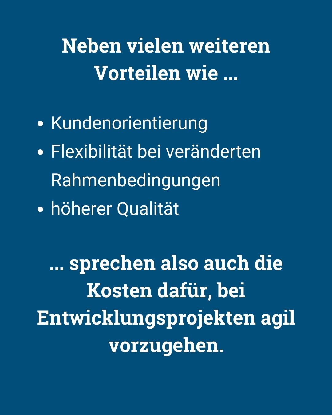 Cost of Change in klassischen und agilen Projekten - von Klaus Nitsche - 10