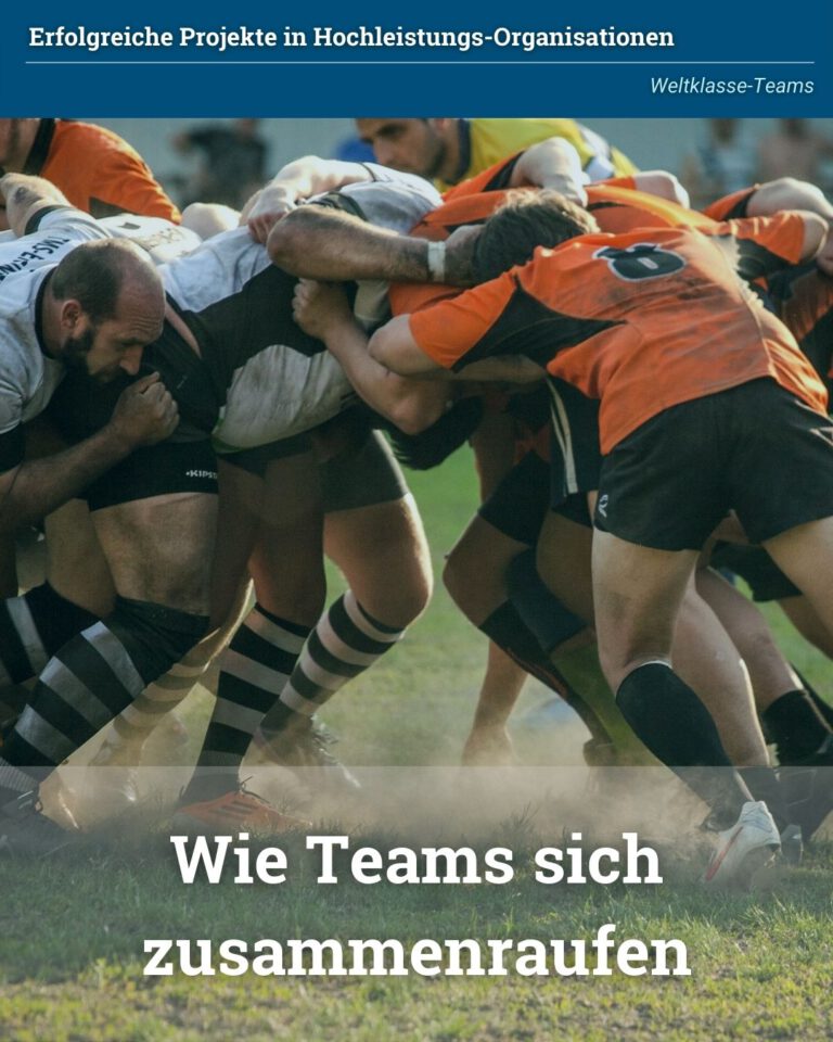 Wie Teams sich zusammenraufen