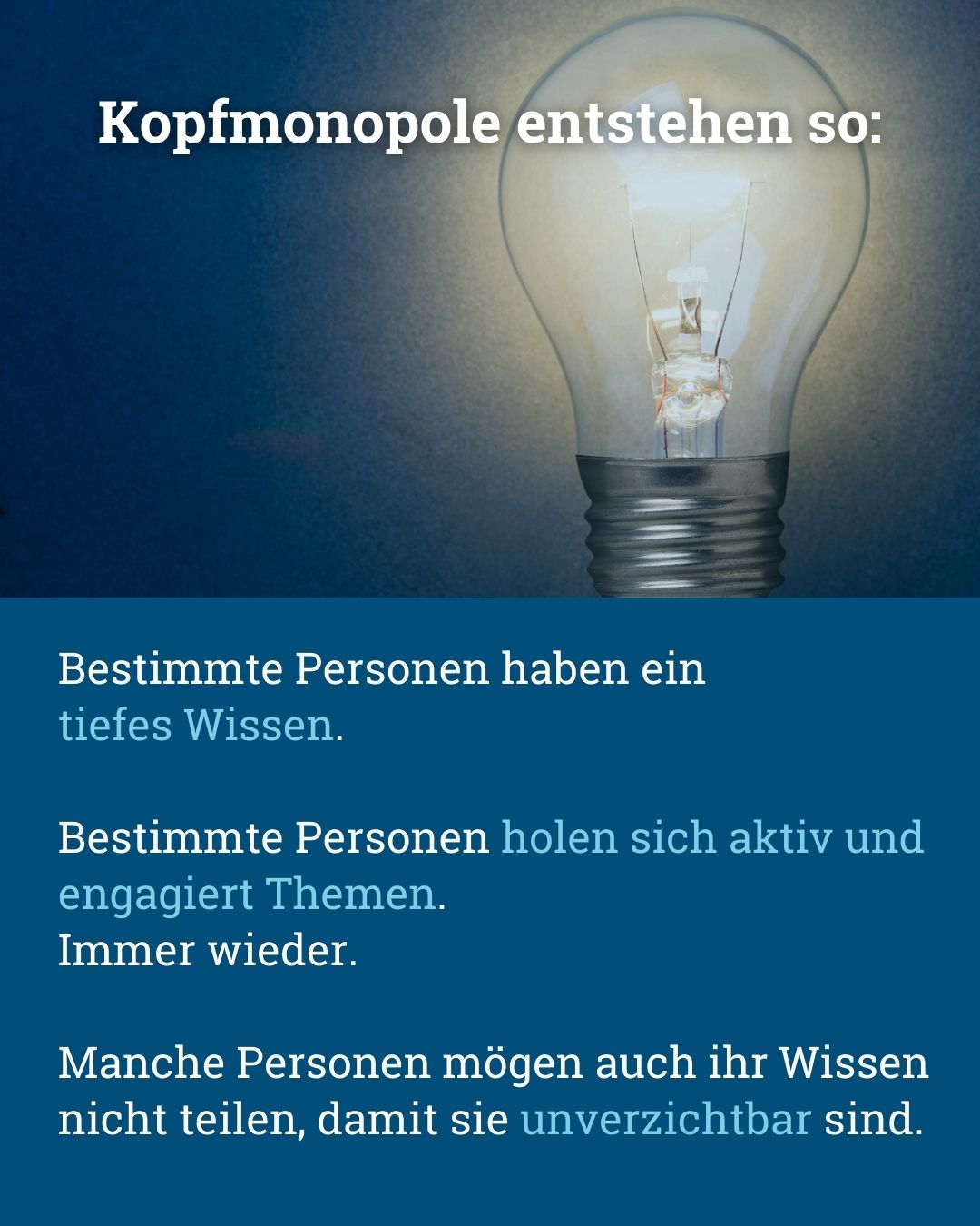 Kopfmonopole sind ein Unternehmensrisiko. Was Sie dagegen tun können - von Klaus Nitsche - 5