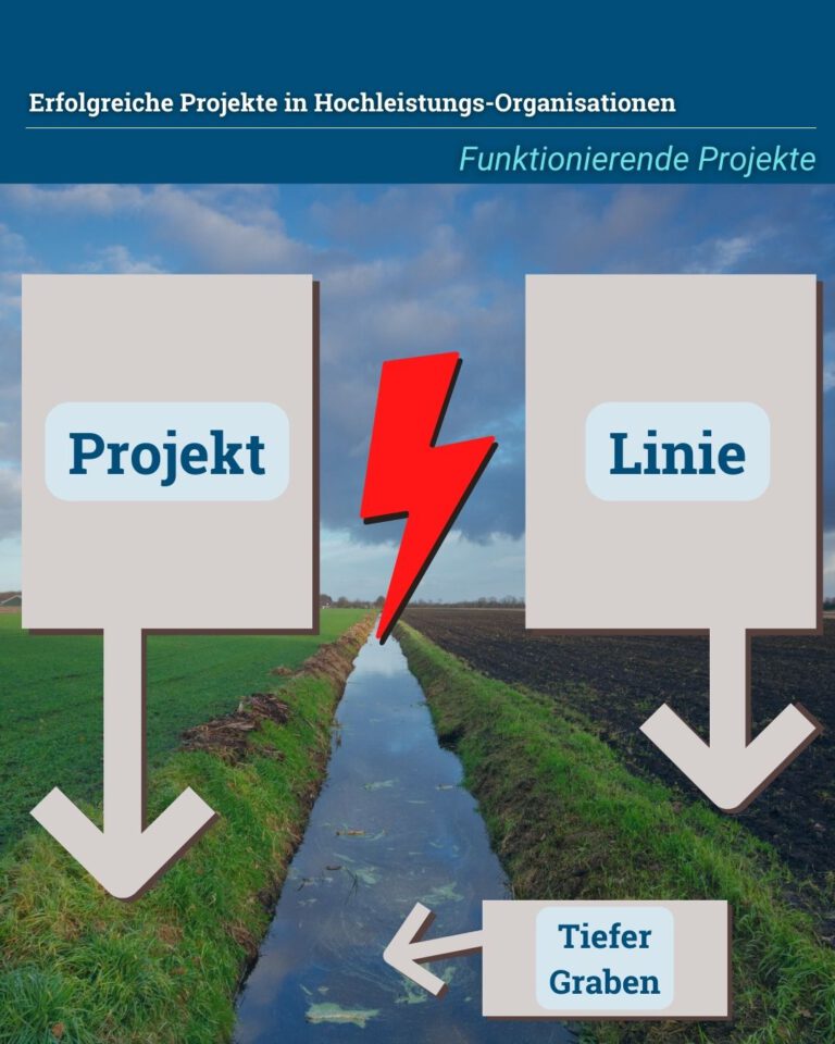 Projekt vs. Linie – der ewige Konflikt