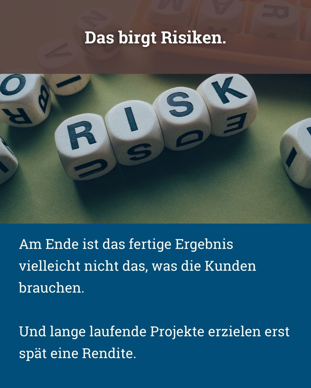 Schneiden Sie Ihre Projekte kleiner: Das bringt viele Vorteile - von Klaus Nitsche - 3