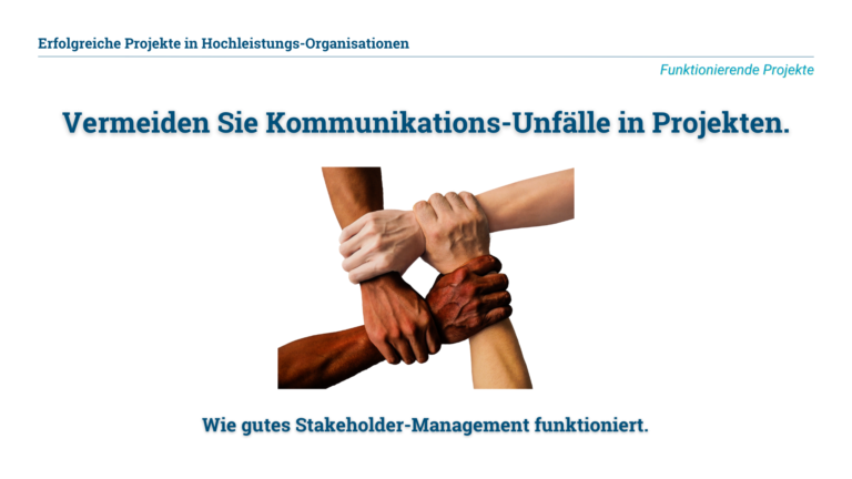 Video: Stakeholder-Management in eineinhalb Minuten erklärt