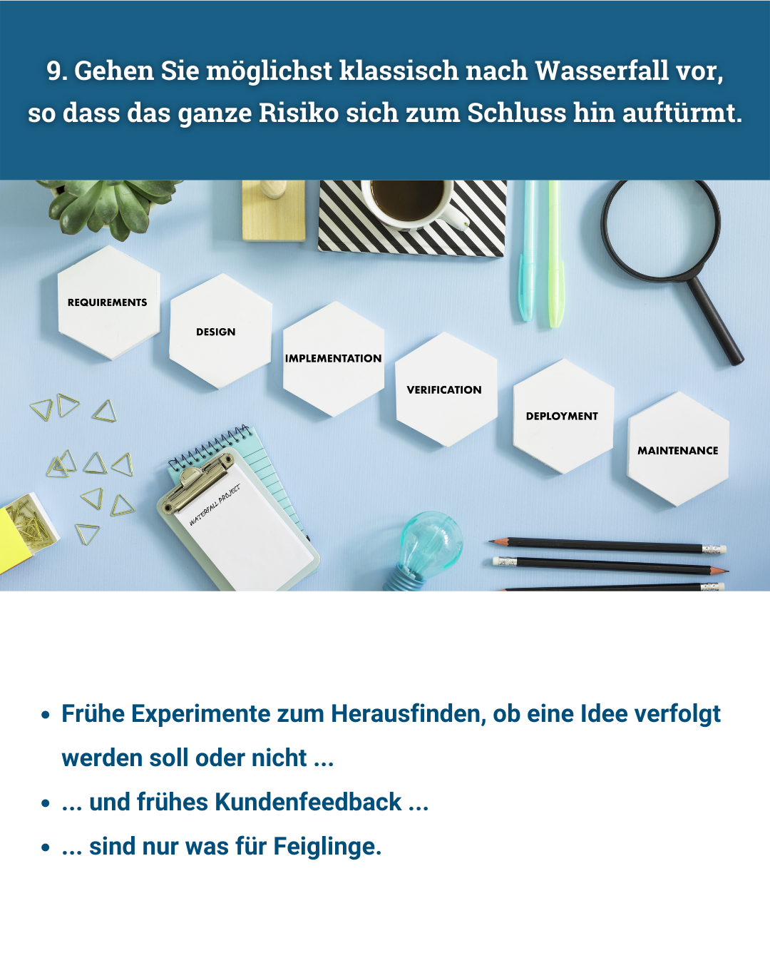 Eine ironische Anleitung zum Scheitern: So gehen Sie vor, wenn Sie sicher sein wollen, dass Ihre Produkte keinen Erfolg haben sollen - von Klaus Nitsche - 10