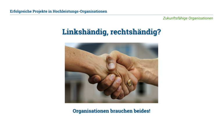 Video: Beidhändige Organisationen