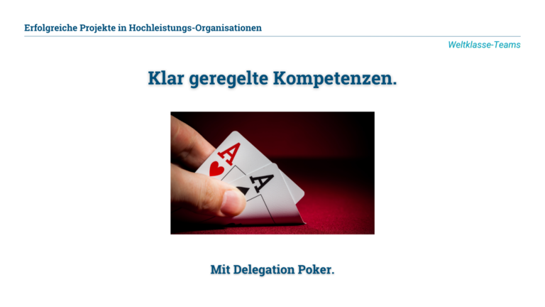Video: Die Kompetenzen klar regeln. Mit Delegation Poker.