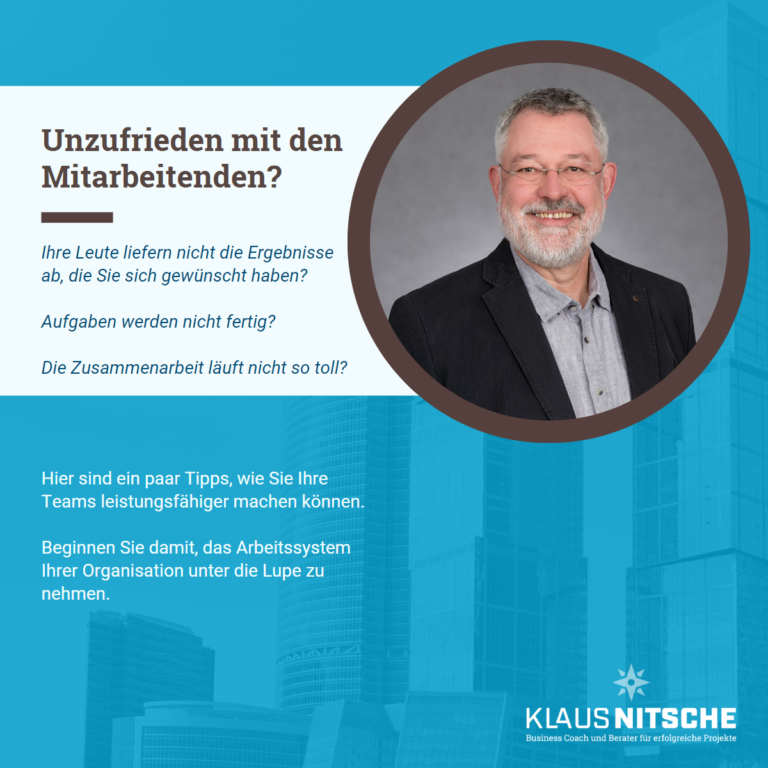 Unzufrieden mit den Mitarbeitenden?