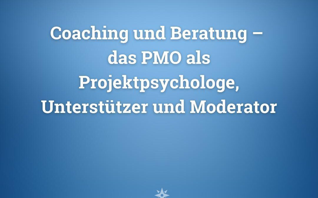 Video: Das PMO als Coach und Berater